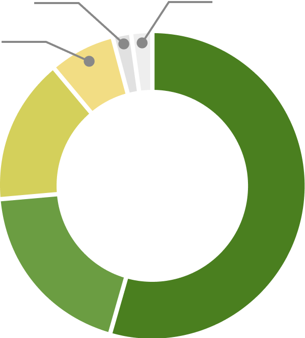 平均年齢31.5歳、20代 55%、30代 19%、40代 15%、50代 7%、10代 2%、60代 2%