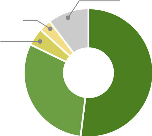 保育士 幼稚園教諭 52%、保育士 幼稚園教諭 資格取得見込み 30%、教員免許 4.3%、栄養士(管理栄養士含む) 3.2%、その他(調理師・社会福祉士・児童発達管理責任者含む) 10.5%
